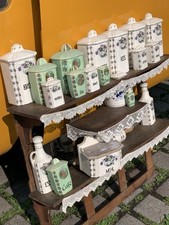 Gewürz Regal Mit Antiken Porzellan Deutschland Und Frankreich