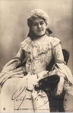 Original Autogramm Agnes Sorma (1862-1927) /// Autograph signiert signed signee 