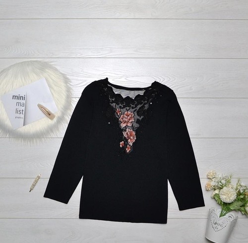 Women sweater black viscose - women,