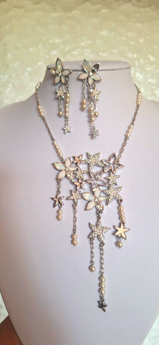 Swarovski schmuckset halskette - swarovski,
