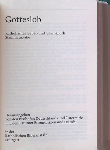 Gotteslob kath gebet - :, u