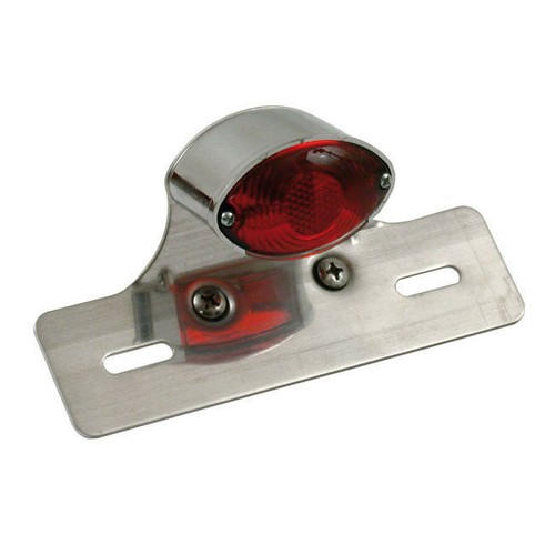Rücklicht mini cateye chrom - rücklicht,