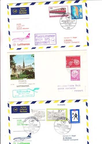 Bund 179 lufthansa belege - 6,