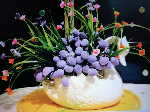 Osterdeko pflanzgefäße - osterdeko:,