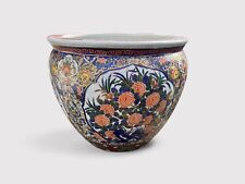 Porzellan Fishbowl China Familie Rose floral Palastszenen 8eckig Innendekor 54cm