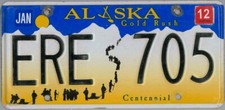 Alaska Nummernschild USA