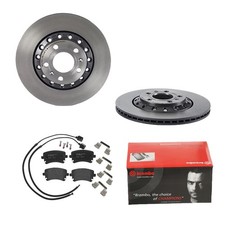 BREMBO BREMSSCHEIBEN COATED Ø310mm + BREMSBELÄGE HINTEN FÜR VW PHAETON
