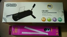 TOP!! Bindegerät CB-80, Plastikbindemaschine von "system" und Plastikbinderücken