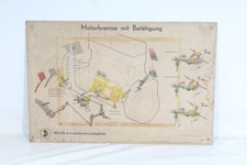 Schild DDR Motorbremse mit Betätigung IFA Automobilwerke Ludwigsfelde Oldtimer