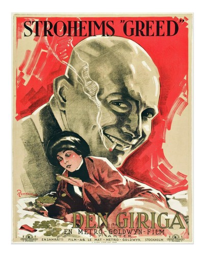 Vintage art deco filmplakat - art,