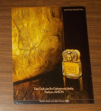 Seltene Werbung 4711 AMUN Parfum - Der Duft der Ihr Geheimnis bleibt 1983