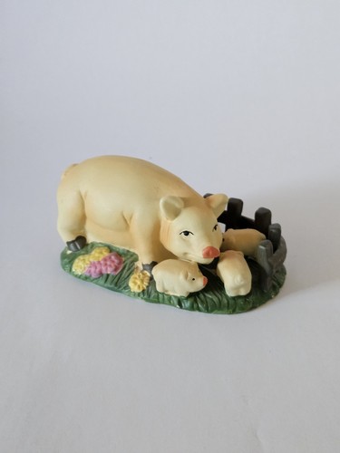 Schweine figur 11x6x5cm - schweine,