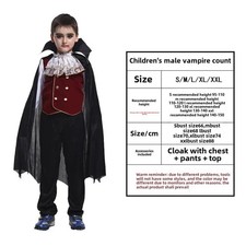 Kinder Vampir Kostüm Dracula