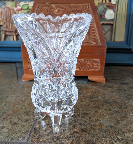 Bleikristall vase hoch - bleikristall,