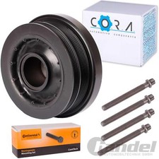 RIEMENSCHEIBE KURBELWELLE + SCHRAUBEN passend für BMW E46 E90 E91 E60 E70 E83