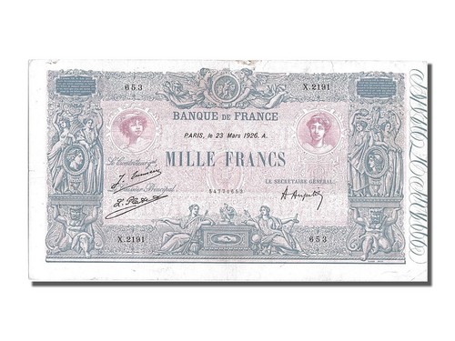 Geldschein frankreich 1000 - geldschein,,