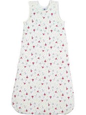 Schlafsack 70 - 85 Petit Bateau NEU Winter baby weiß rot gold reh kutsche tanne