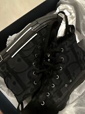 B23 HIGH TOP SNEAKER MAXI DIOR OBLIQUE JACQUARD IN SCHWARZ