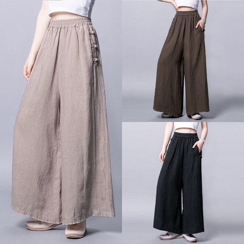 Vintage style damen leinen - damen,