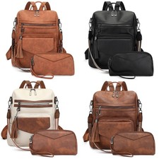 Damen Leder Rucksack Klein