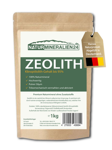 1000g zeolith pulver - 1000g, ur