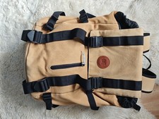 DC Shoes Rucksack Rolltop Backpack Canvas Beige Braun Kurier Skater Vintage
