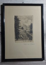 Bild-Ansichtskarte -Neue Schlesische Baude-Riesengebirge Otto.F.Probst-Radierung