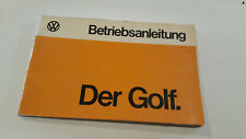 VW Golf 1 Typ 17 Betriebsanleitung Bedienungsanleitung Handbuch 1974 deutsch