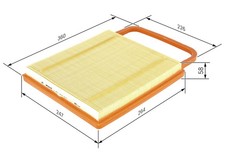 BOSCH Luftfilter 1 457 433 574