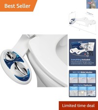 Blauer Bidetaufsatz mit zwei