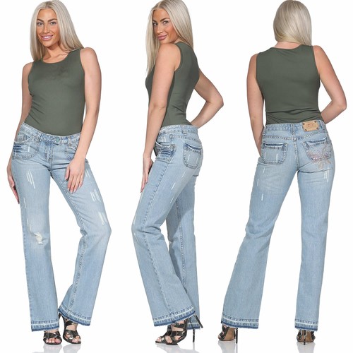 Bootcut schlaghose jeans - schlaghose,