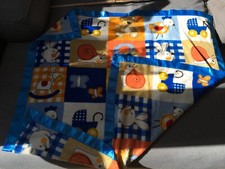 2 Babydecken  Kinderwagen Krabbel u.a. David Fussenegger