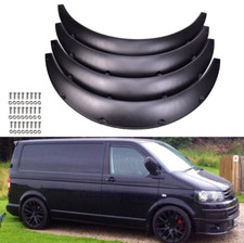 4X Schwarz Kotflügel