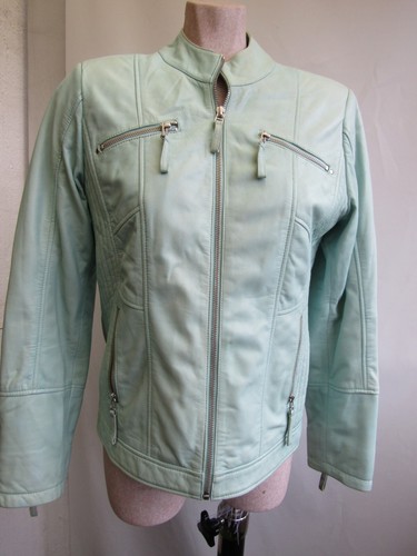 Damen lammnappa leder jacke - leder,
