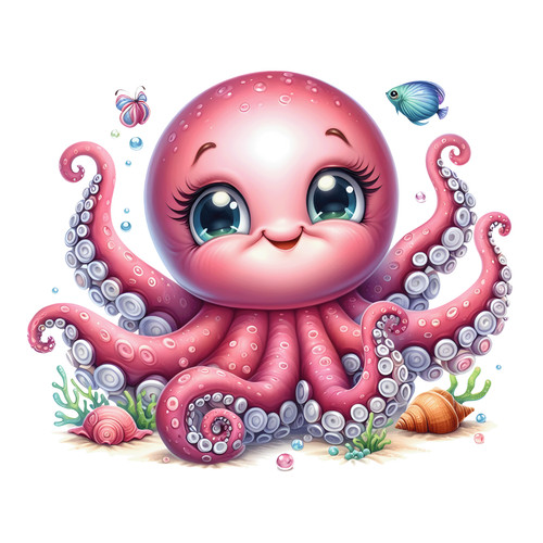 Wandtattoo aufkleber octopus - wandtattoo,