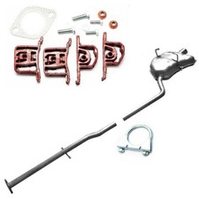 Komplette Auspuff mittel/hinten Mini One 1.4/1.6i Typ/ R50 Fließheck M/W10 NEU