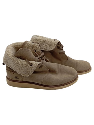 Lacoste stiefeletten beige - stiefeletten,