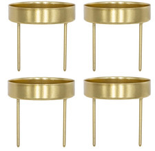 Kerzenhalter Gold Metall D=6,4