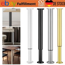 Tischbeine 710-1100mm Ø 60 mm sehr stabil Tischfüße höhenverstellbar Stahl DE