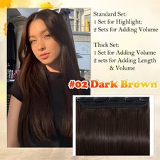 Dick Ein-Tressen 100% Echthaar