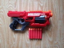 Nerf N-Strike Elite Mega Cycloneshock Pistole Trommelrevolver mit 6 Darts