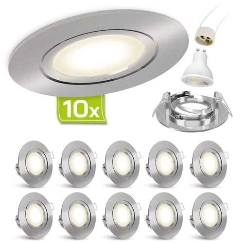 10x led einbaustrahler - 10x,