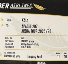 Apache 207 - 3 Tickets