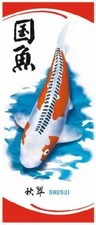 OSAGA Koi Fahne / Flagge Motiv Shusui