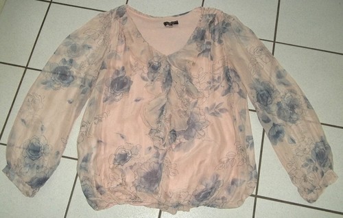 Seidenbluse tunika 40 - seidenbluse, gr.