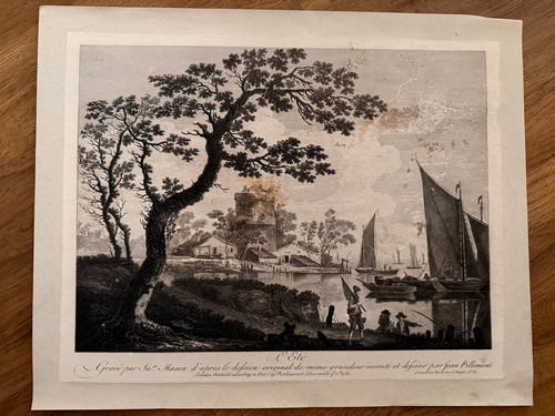 Antiker kupferstich 1760 - antiker,