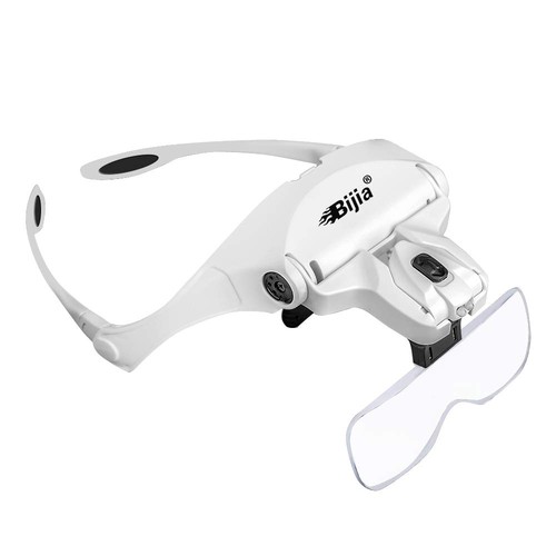 Lupenbrille mit led licht - led,