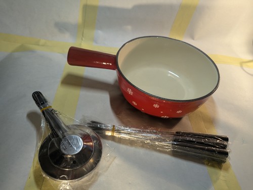 Neu schweizer käsefondue set - schweizer, käsefondue-set