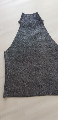 Glitzer top shirt l - h&m,