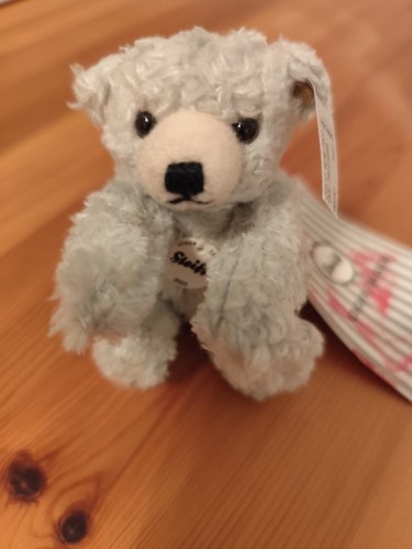 Steiff teddy 421693 blaugrau - steiff,